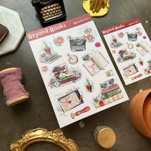 Load image into Gallery viewer, Beyond Books Sticker Sheet (A6)