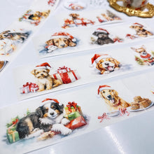 Load image into Gallery viewer, Festive Dogs Washi Tape