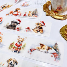 Load image into Gallery viewer, Festive Dogs Washi Tape