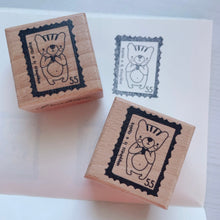 Load image into Gallery viewer, Animal Postage Rubber Stamp