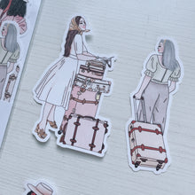 Load image into Gallery viewer, Vintage Travel stickers