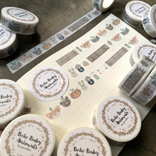 Load image into Gallery viewer, Boho baby animals Washi Tape