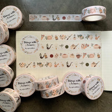 Load image into Gallery viewer, Things with Leaves Washi Tape