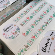 Load image into Gallery viewer, Llama Washi Tape