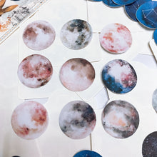 Load image into Gallery viewer, Moon phase stickers