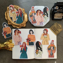 Load image into Gallery viewer, Fall Girl stickers