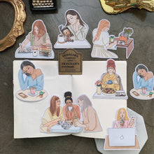 Load image into Gallery viewer, Cafe Girl stickers
