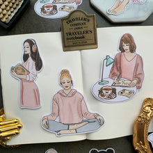 Load image into Gallery viewer, Self care Girl stickers