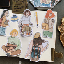 Load image into Gallery viewer, School Girl stickers