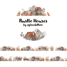 Load image into Gallery viewer, Rustic Houses Washi Tape