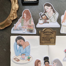 Load image into Gallery viewer, Cafe Girl stickers