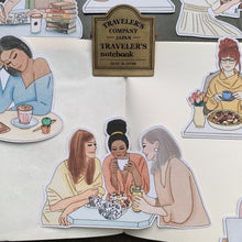 Load image into Gallery viewer, Cafe Girl stickers