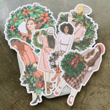 Load image into Gallery viewer, Christmas Girl stickers