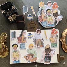 Load image into Gallery viewer, School Girl stickers