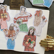 Load image into Gallery viewer, Gift time Girl stickers