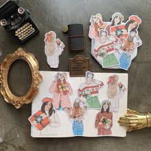 Load image into Gallery viewer, Gift time Girl stickers