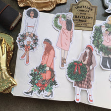 Load image into Gallery viewer, Christmas Girl stickers