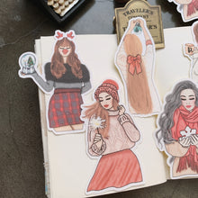 Load image into Gallery viewer, Holiday Girl stickers