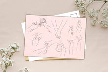 Load image into Gallery viewer, Spring Postcard, Valentine card, postcards for March, postcrossing