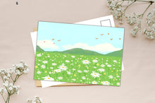 Load image into Gallery viewer, Spring Postcard, Valentine card, postcards for March, postcrossing