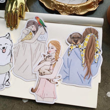 Load image into Gallery viewer, Furry Friends stickers