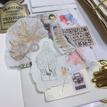 Load image into Gallery viewer, Fall Girl Rubber Stamp