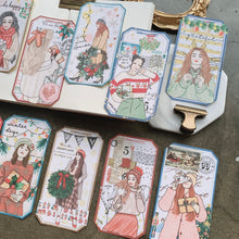 Load image into Gallery viewer, Holiday Tag stickers (set I)