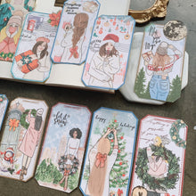 Load image into Gallery viewer, Holiday Tag stickers (set II)