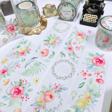 Load image into Gallery viewer, Floral Time PET Tape
