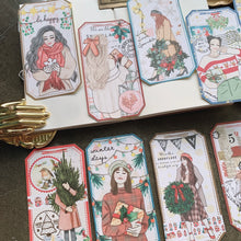 Load image into Gallery viewer, Holiday Tag stickers (set I)