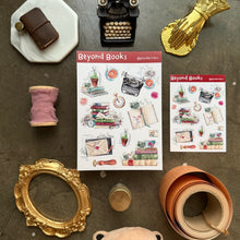 Load image into Gallery viewer, Beyond Books Sticker Sheet (A6)
